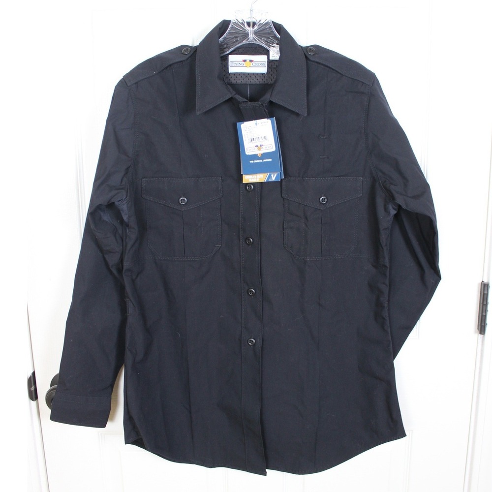 Flying Cross FX Elite Class B Women 36 Long LAPD Navy Uniform Shirt F1 FX6120W